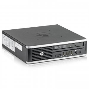 HP 8300 USDT - Core i3-3220 3.3GHz,  8GB, SSD 256GB, DVD-ROM, + WIN 10 PRO, ultraslim desktop, alimentator extern